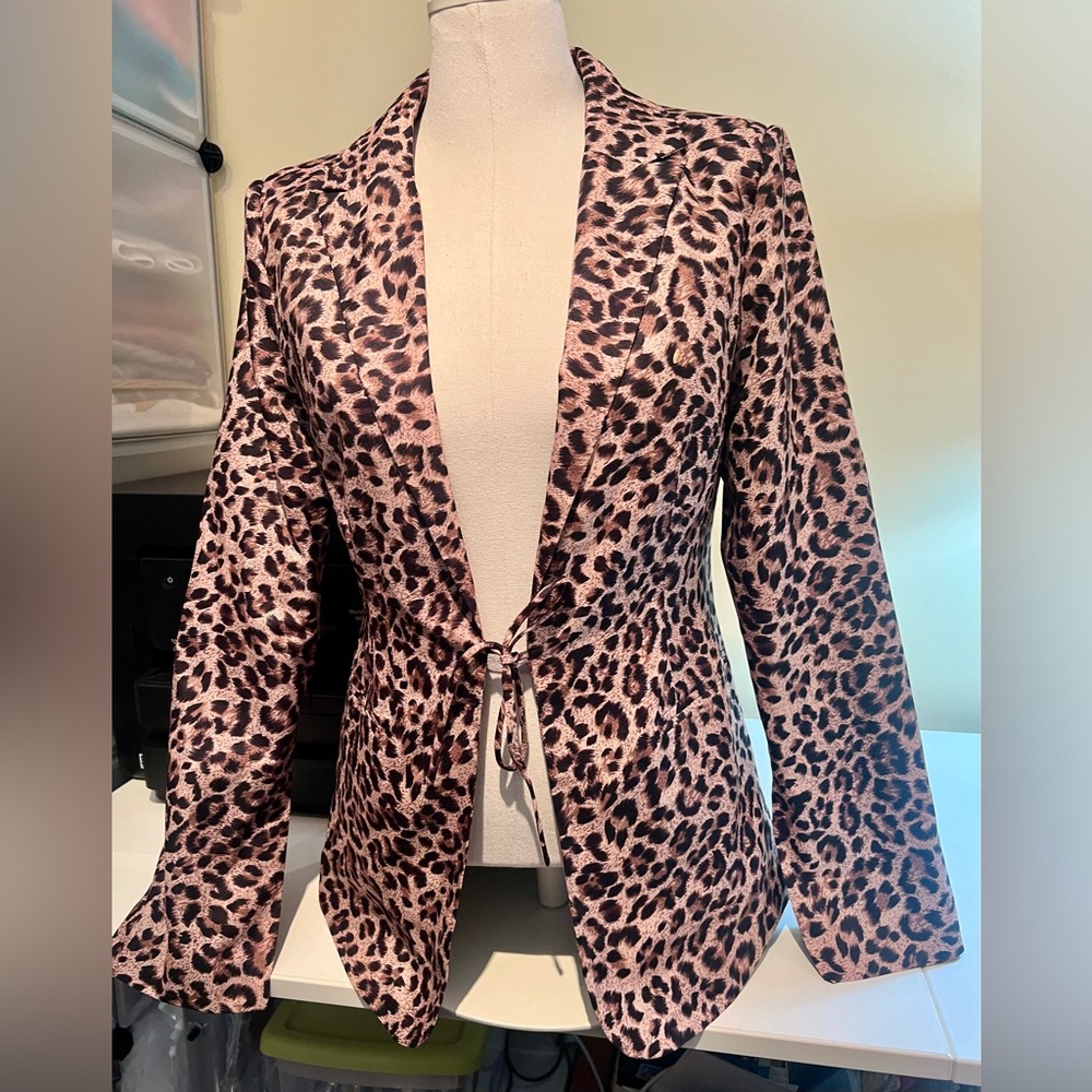 Animal Print Blazer